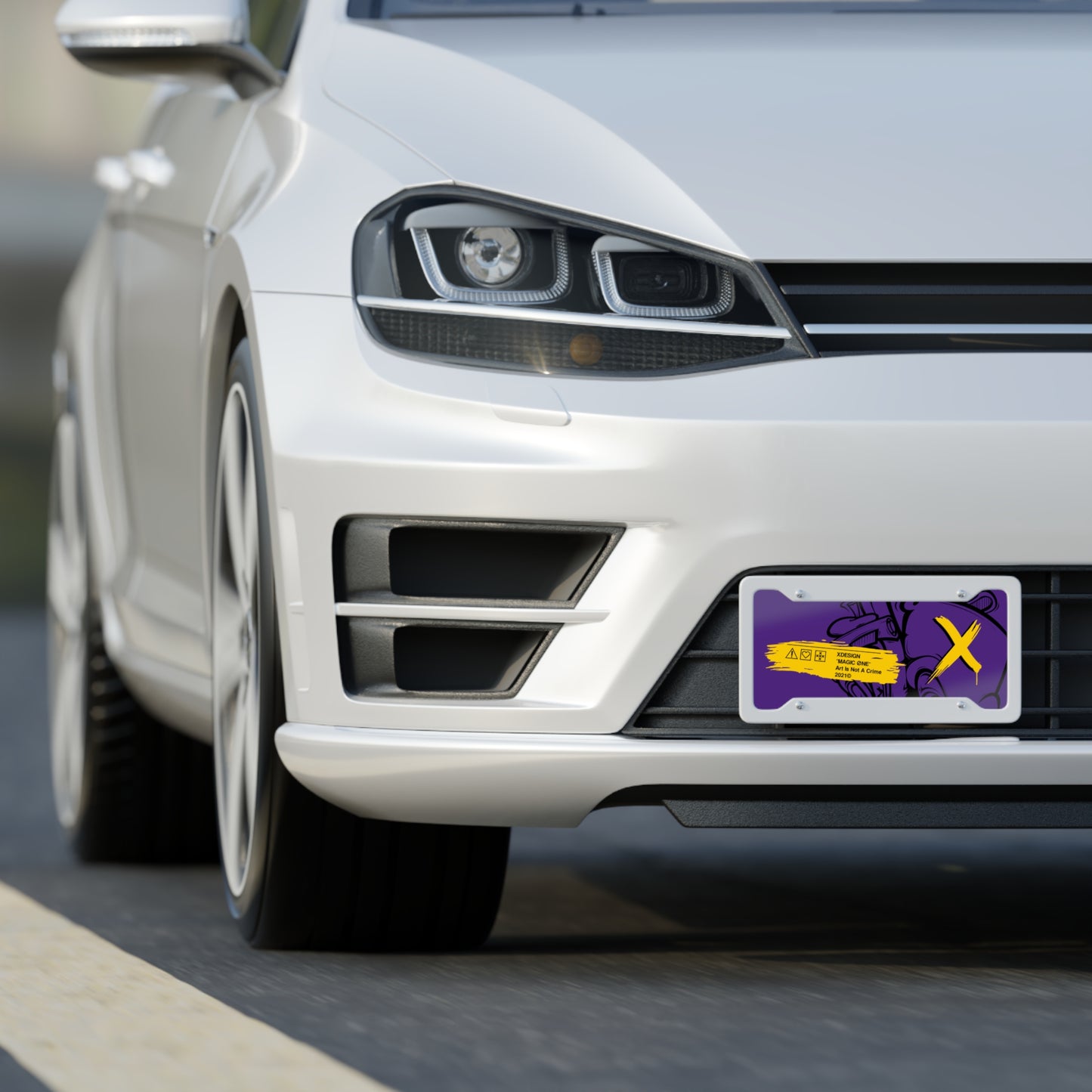 LICENSE PLATE - MAGIC ONE