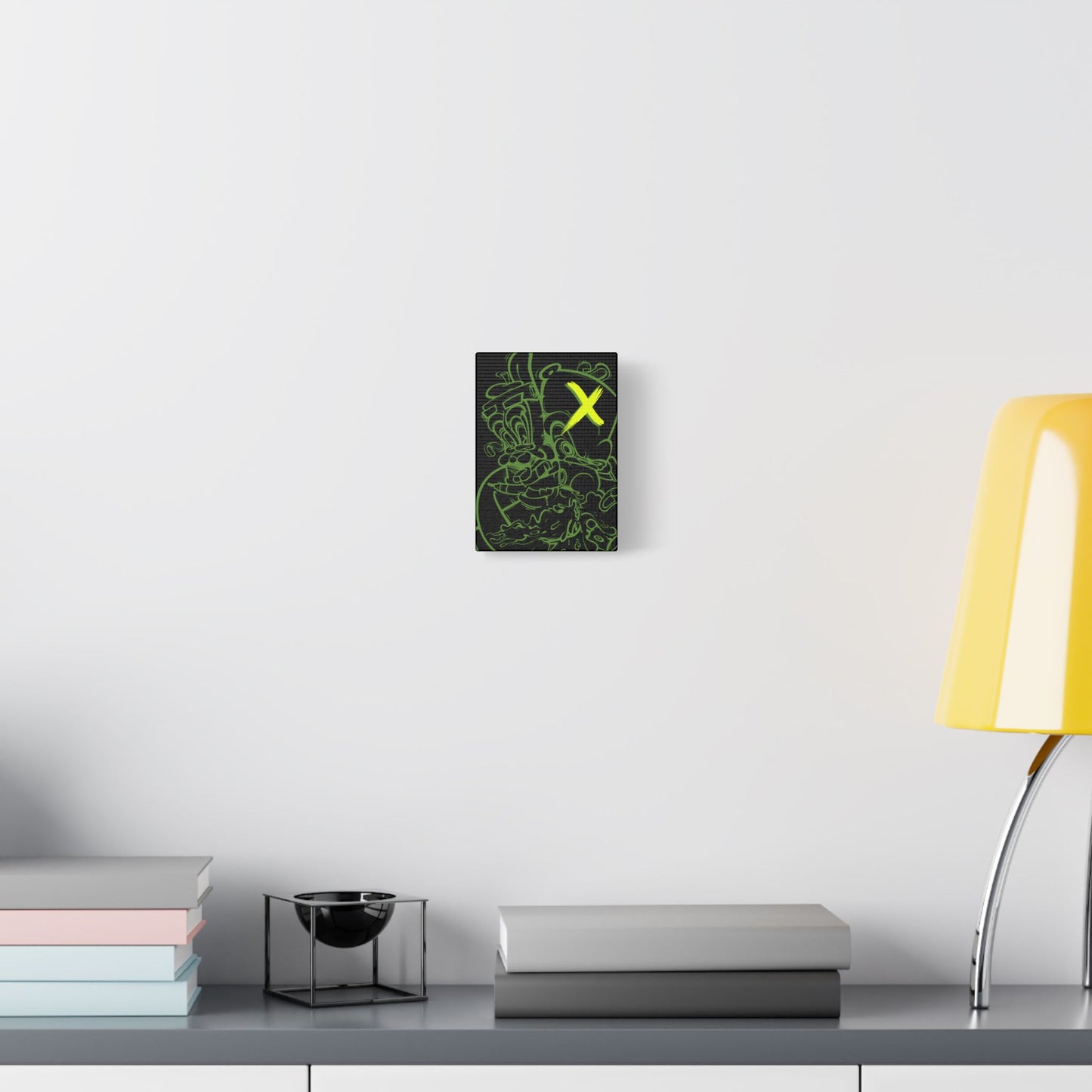 Satin Canvas - Green x Black