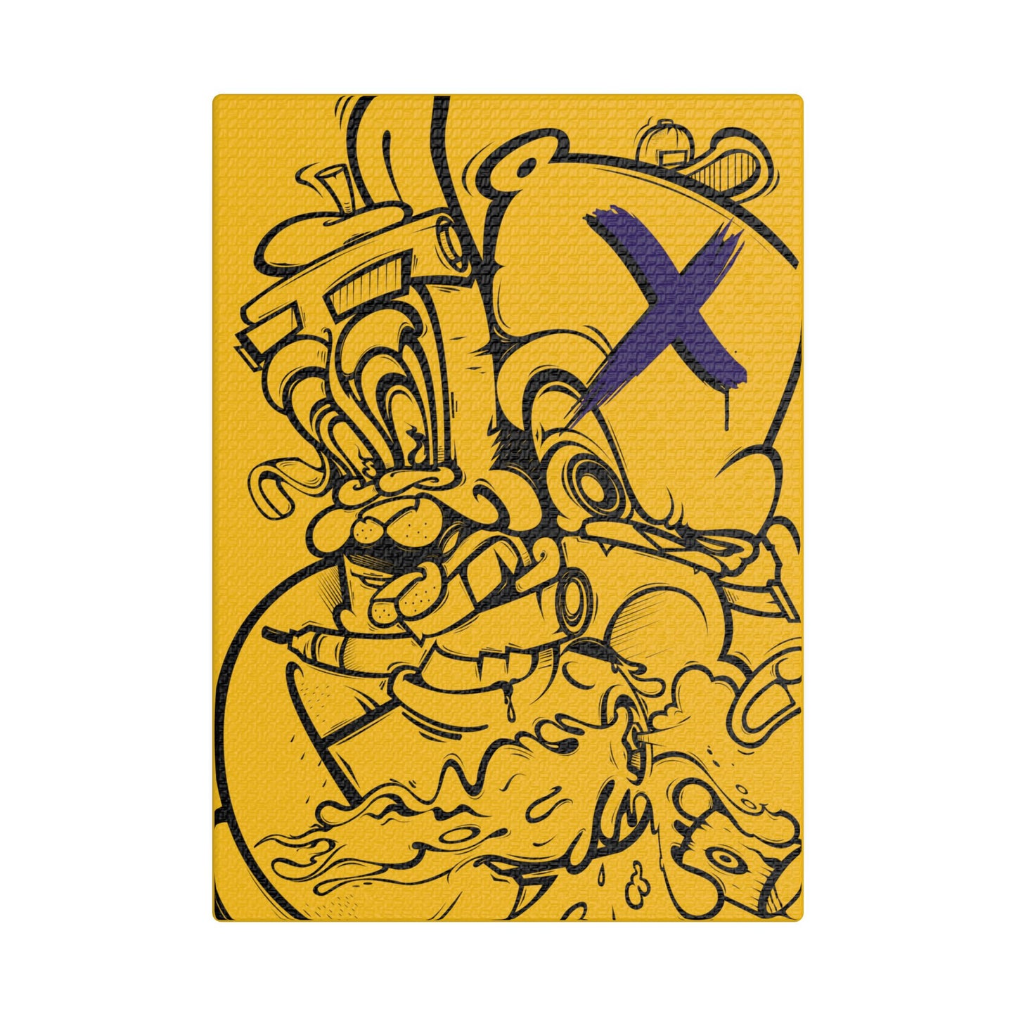 Canvas - Black x Yellow