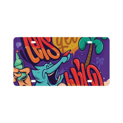 LICENSE PLATE - LET'S GET WILD