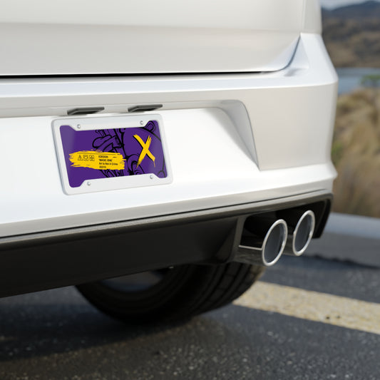 LICENSE PLATE - MAGIC ONE
