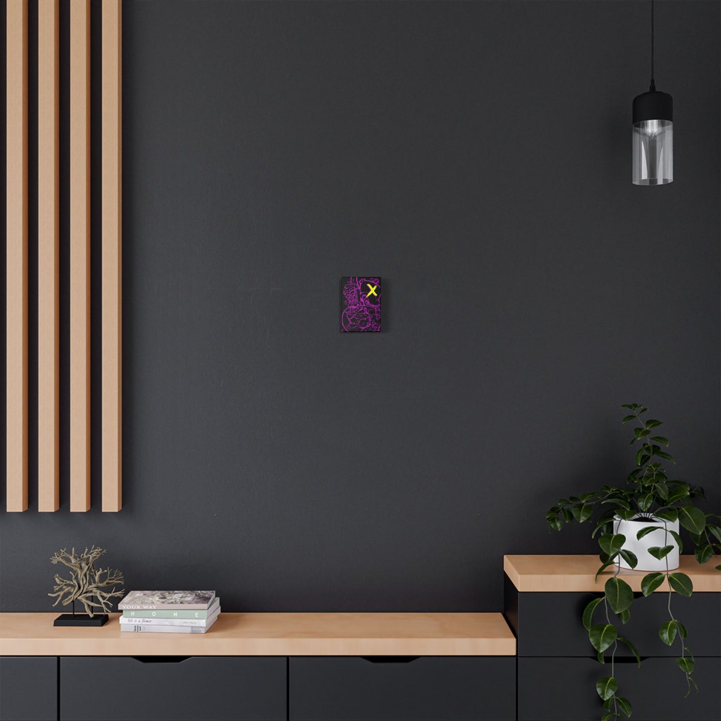 Canvas - Pink x Black