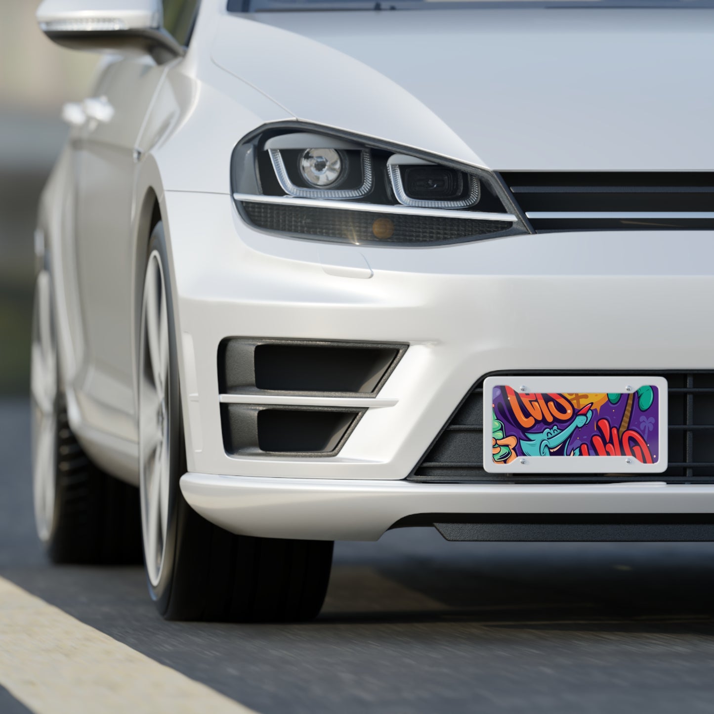 LICENSE PLATE - LET'S GET WILD