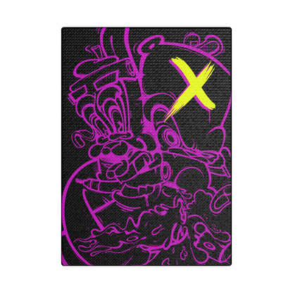 Canvas - Pink x Black